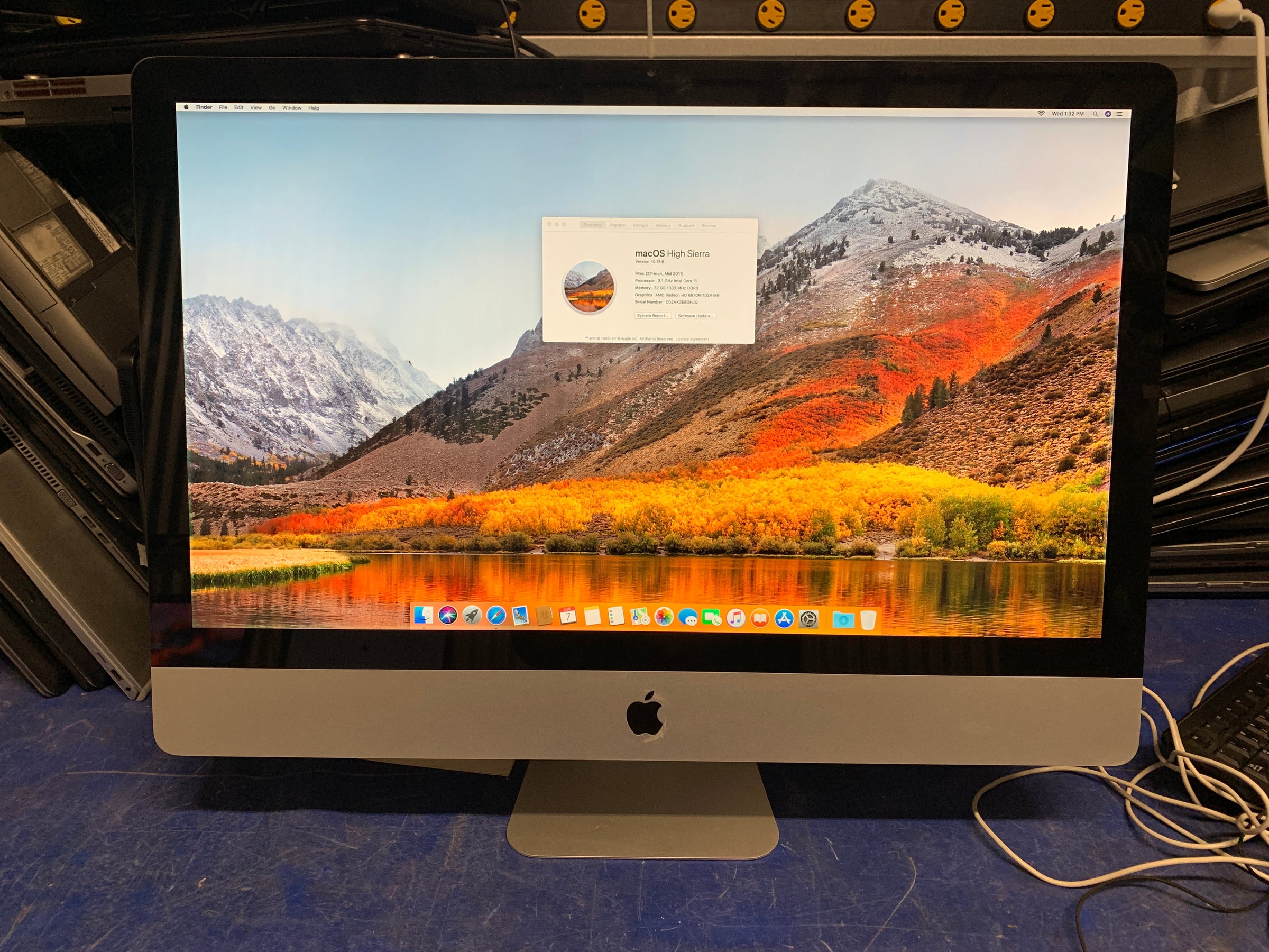 Apple iMac (27-inch, Mid 2011) 3.1g GHz Intel Core i5, 32GB RAM